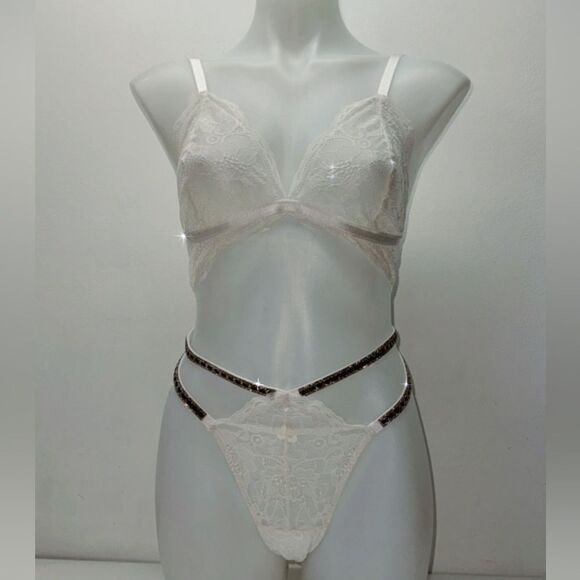 🔥 Victoria secret teddy bear lingerie women’s. Sz XLarge New with tag - Picture 1 of 7